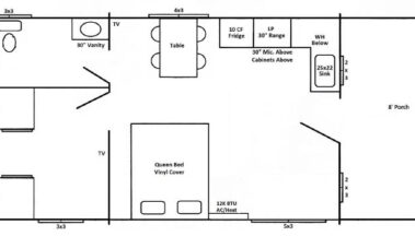 cabin 3 -5 - 6 floorplan