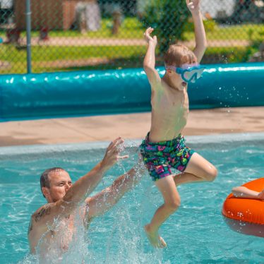 adult man, young man, swimming pool