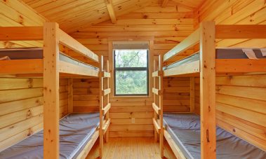 cabin 1 and 2 bunk room