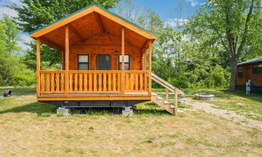 cabin 3 - 5 - 6 exterior with porch