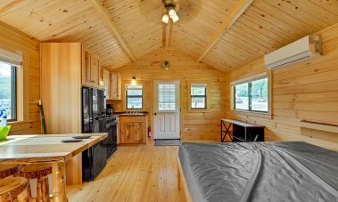 cabin 3 -5 - 6 interior with dining and sleeping