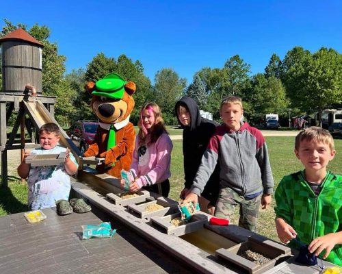 Gem mining with Yogi Bear and friends